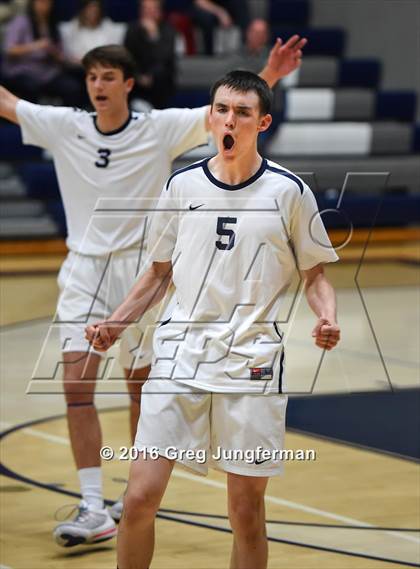 Thumbnail 3 in Drake @ Marin Catholic (MCAL Semifinal) photogallery.
