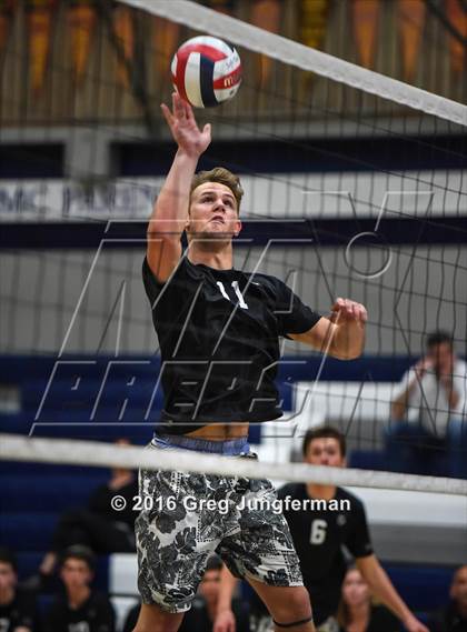 Thumbnail 1 in Drake @ Marin Catholic (MCAL Semifinal) photogallery.