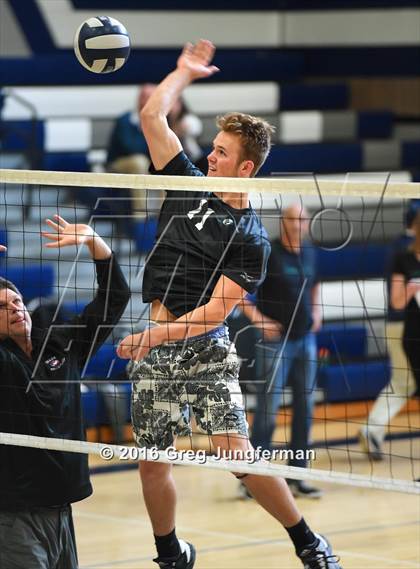 Thumbnail 1 in Drake @ Marin Catholic (MCAL Semifinal) photogallery.