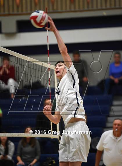 Thumbnail 2 in Drake @ Marin Catholic (MCAL Semifinal) photogallery.