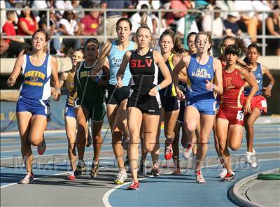 Thumbnail 1 in CIF State Championships (Girls 1600 - Preliminaries) photogallery.