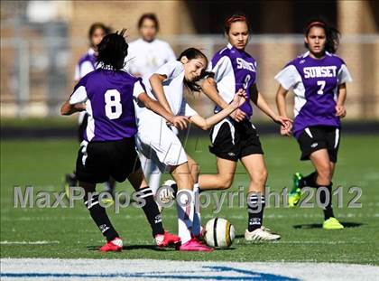 Thumbnail 3 in South Grand Prairie vs. Sunset (Emily Hunter Fish Bowl Tournament) photogallery.
