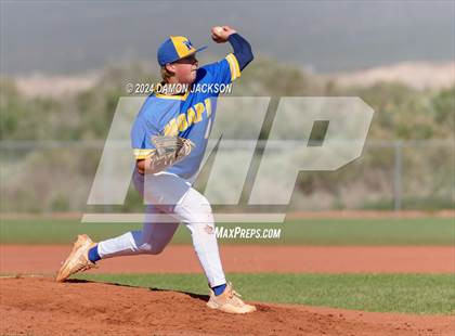 Thumbnail 2 in Moapa Valley vs Virgin Valley (NIAA 3A Winners Final) photogallery.