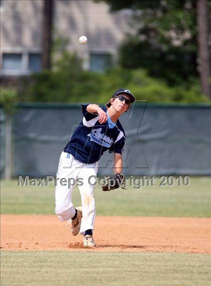 Thumbnail 1 in The Woodlands Christian Academy vs Cypress Christian (TAPPS 3A Regional) photogallery.