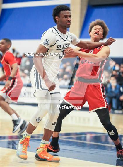 Thumbnail 3 in  Harvard-Westlake @ Sierra Canyon (Open Division CIF SS Playoffs Pool B) photogallery.