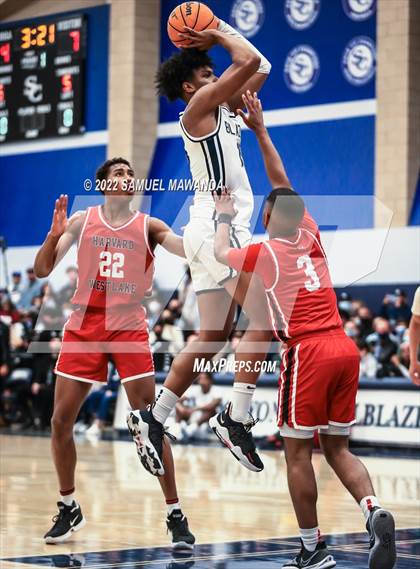 Thumbnail 2 in  Harvard-Westlake @ Sierra Canyon (Open Division CIF SS Playoffs Pool B) photogallery.