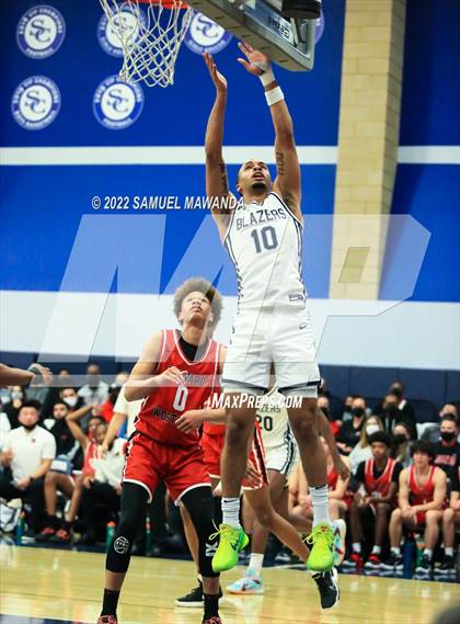 Thumbnail 3 in  Harvard-Westlake @ Sierra Canyon (Open Division CIF SS Playoffs Pool B) photogallery.