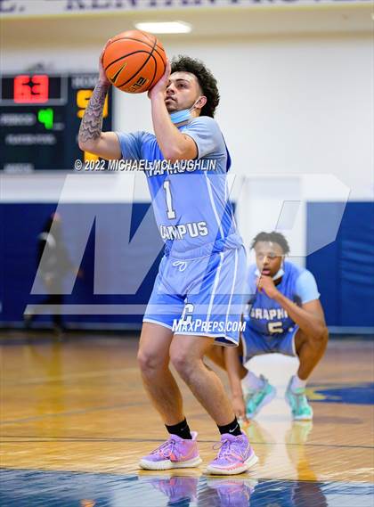 Thumbnail 3 in Graphic Communication Arts vs. Washington Heights Expeditionary (PSAL Manhattan Boro Final) photogallery.