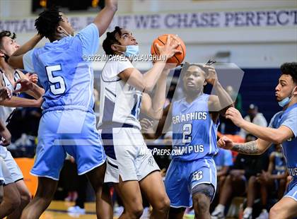 Thumbnail 3 in Graphic Communication Arts vs. Washington Heights Expeditionary (PSAL Manhattan Boro Final) photogallery.