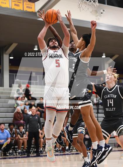Thumbnail 1 in Clayton Valley Charter vs. Memorial (The Holiday Classic 2022) photogallery.