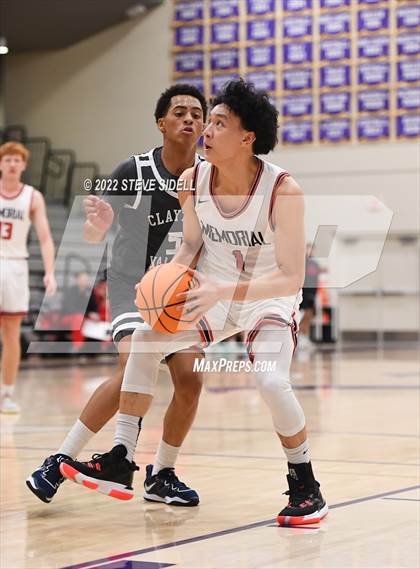 Thumbnail 1 in Clayton Valley Charter vs. Memorial (The Holiday Classic 2022) photogallery.