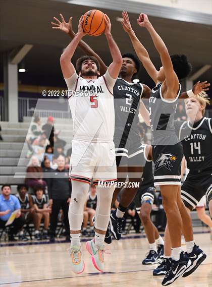 Thumbnail 3 in Clayton Valley Charter vs. Memorial (The Holiday Classic 2022) photogallery.