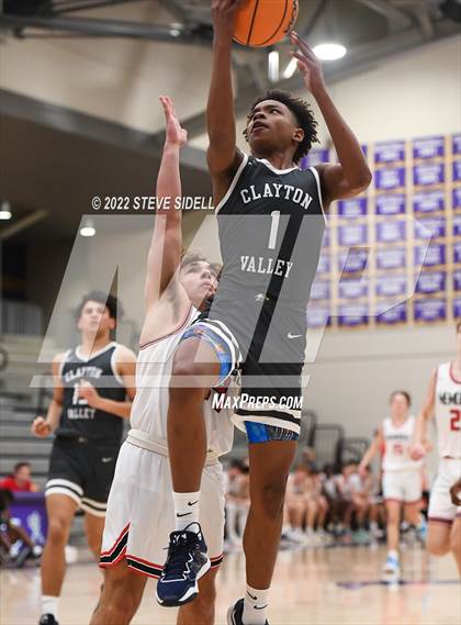 Thumbnail 1 in Clayton Valley Charter vs. Memorial (The Holiday Classic 2022) photogallery.