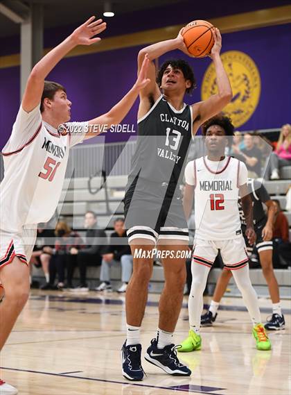 Thumbnail 3 in Clayton Valley Charter vs. Memorial (The Holiday Classic 2022) photogallery.