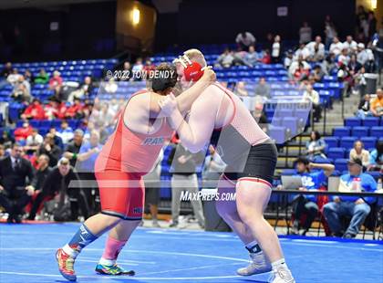Thumbnail 1 in UIL State Championships - 5A 285lb Final photogallery.