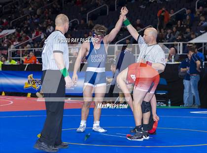Thumbnail 1 in NYSPHSAA Wrestling Championships - Wrestlebacks photogallery.