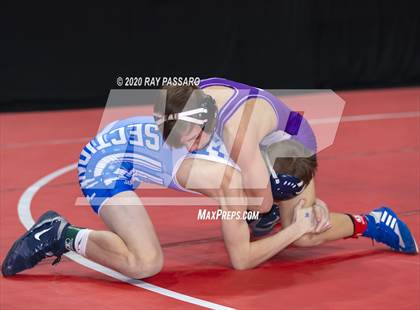Thumbnail 2 in NYSPHSAA Wrestling Championships - Wrestlebacks photogallery.