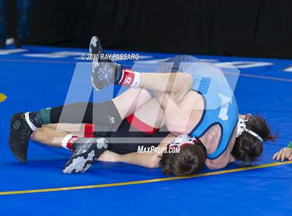 Thumbnail 1 in NYSPHSAA Wrestling Championships - Wrestlebacks photogallery.