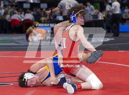 Thumbnail 3 in NYSPHSAA Wrestling Championships - Wrestlebacks photogallery.