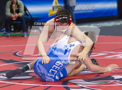 Thumbnail 1 in NYSPHSAA Wrestling Championships - Wrestlebacks photogallery.