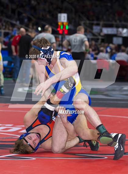 Thumbnail 2 in NYSPHSAA Wrestling Championships - Wrestlebacks photogallery.