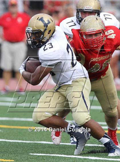 Thumbnail 2 in La Salle College vs. Bergen Catholic photogallery.