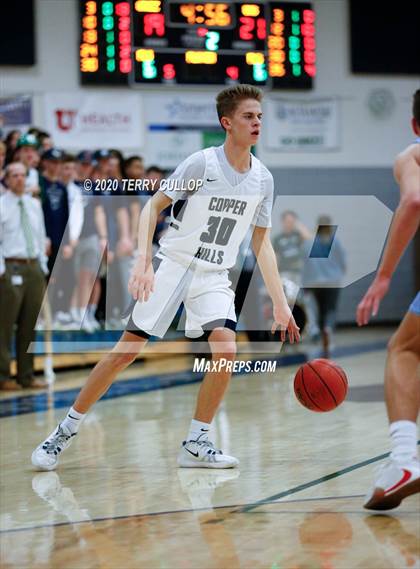 Thumbnail 1 in Granger vs. Copper Hills(UHSAA 6A 1st Round Playoff) photogallery.