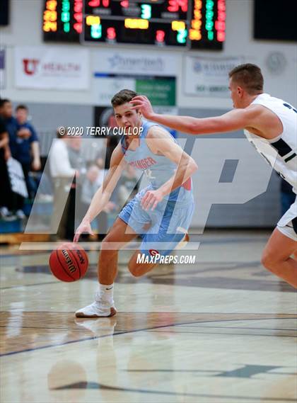 Thumbnail 1 in Granger vs. Copper Hills(UHSAA 6A 1st Round Playoff) photogallery.
