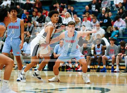 Thumbnail 3 in Granger vs. Copper Hills(UHSAA 6A 1st Round Playoff) photogallery.
