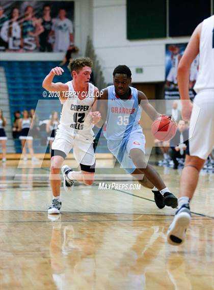 Thumbnail 1 in Granger vs. Copper Hills(UHSAA 6A 1st Round Playoff) photogallery.