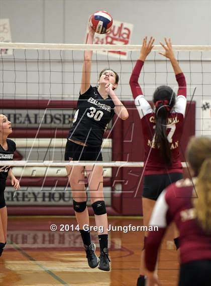 Thumbnail 2 in Cardinal Newman @ Healdsburg (NCS D4 Playoffs) photogallery.