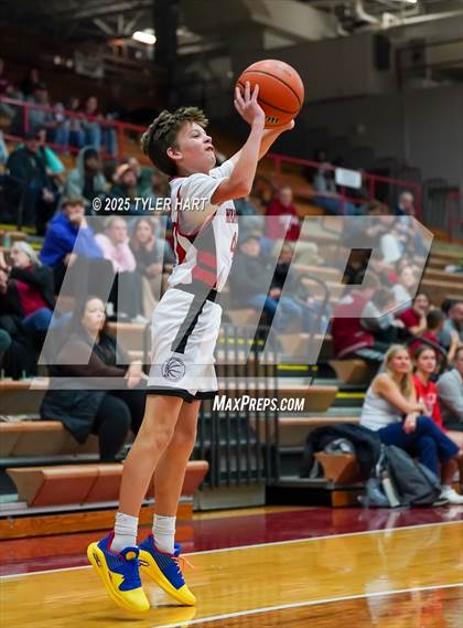 Thumbnail 3 in Indianapolis Crispus Attucks vs. Indianapolis Northwest Warriors (Hendricks County Hoopfest) photogallery.