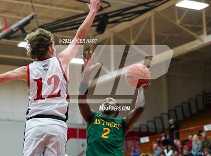 Thumbnail 3 in Indianapolis Crispus Attucks vs. Indianapolis Northwest Warriors (Hendricks County Hoopfest) photogallery.