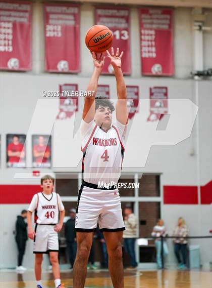 Thumbnail 2 in Indianapolis Crispus Attucks vs. Indianapolis Northwest Warriors (Hendricks County Hoopfest) photogallery.