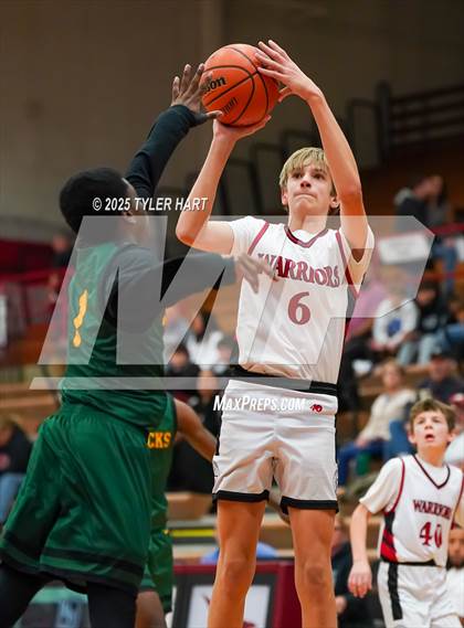 Thumbnail 3 in Indianapolis Crispus Attucks vs. Indianapolis Northwest Warriors (Hendricks County Hoopfest) photogallery.