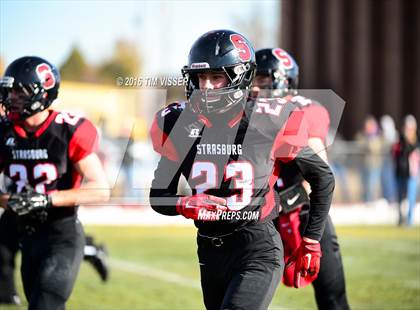 Thumbnail 2 in Paonia vs. Strasburg (CHSAA Division 1A Semifinal) photogallery.