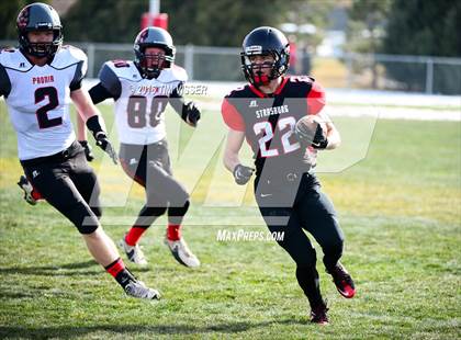 Thumbnail 2 in Paonia vs. Strasburg (CHSAA Division 1A Semifinal) photogallery.