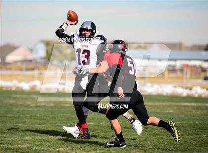 Thumbnail 2 in Paonia vs. Strasburg (CHSAA Division 1A Semifinal) photogallery.