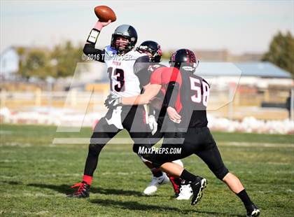 Thumbnail 1 in Paonia vs. Strasburg (CHSAA Division 1A Semifinal) photogallery.