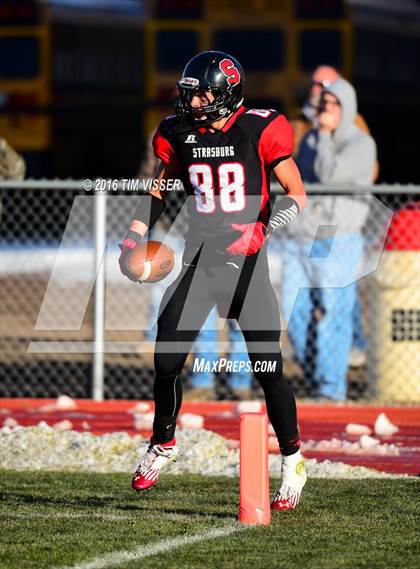 Thumbnail 3 in Paonia vs. Strasburg (CHSAA Division 1A Semifinal) photogallery.