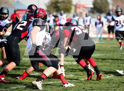 Thumbnail 2 in Paonia vs. Strasburg (CHSAA Division 1A Semifinal) photogallery.