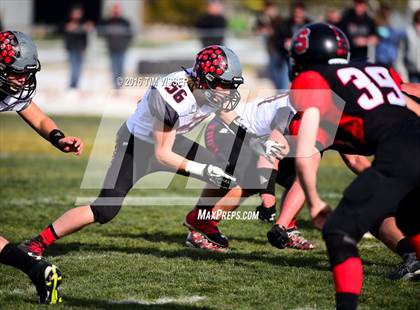 Thumbnail 3 in Paonia vs. Strasburg (CHSAA Division 1A Semifinal) photogallery.