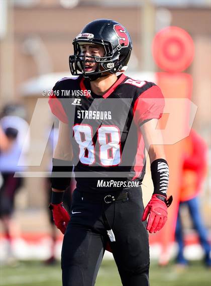 Thumbnail 2 in Paonia vs. Strasburg (CHSAA Division 1A Semifinal) photogallery.