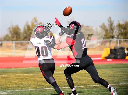 Thumbnail 1 in Paonia vs. Strasburg (CHSAA Division 1A Semifinal) photogallery.