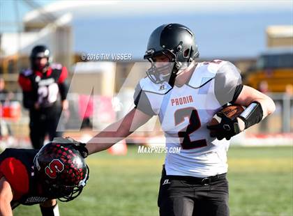 Thumbnail 2 in Paonia vs. Strasburg (CHSAA Division 1A Semifinal) photogallery.