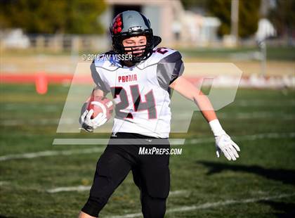 Thumbnail 3 in Paonia vs. Strasburg (CHSAA Division 1A Semifinal) photogallery.