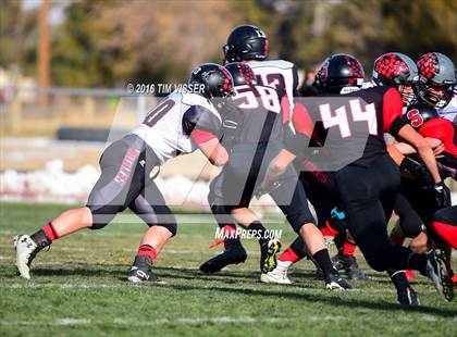 Thumbnail 1 in Paonia vs. Strasburg (CHSAA Division 1A Semifinal) photogallery.