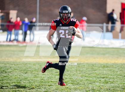 Thumbnail 1 in Paonia vs. Strasburg (CHSAA Division 1A Semifinal) photogallery.