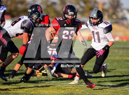 Thumbnail 2 in Paonia vs. Strasburg (CHSAA Division 1A Semifinal) photogallery.