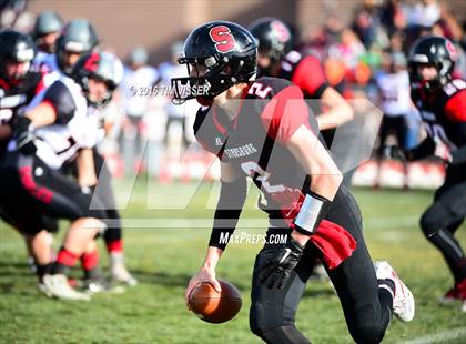 Thumbnail 1 in Paonia vs. Strasburg (CHSAA Division 1A Semifinal) photogallery.